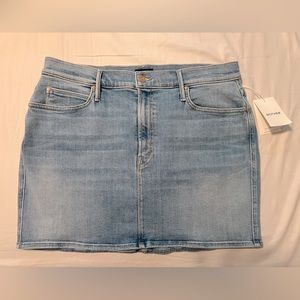 MOTHER brand high waisted denim skirt